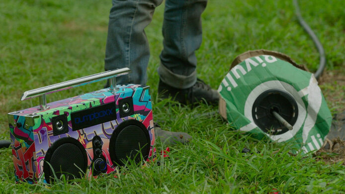 Bumpboxx Bluetooth Boombox featured in Space Oddity