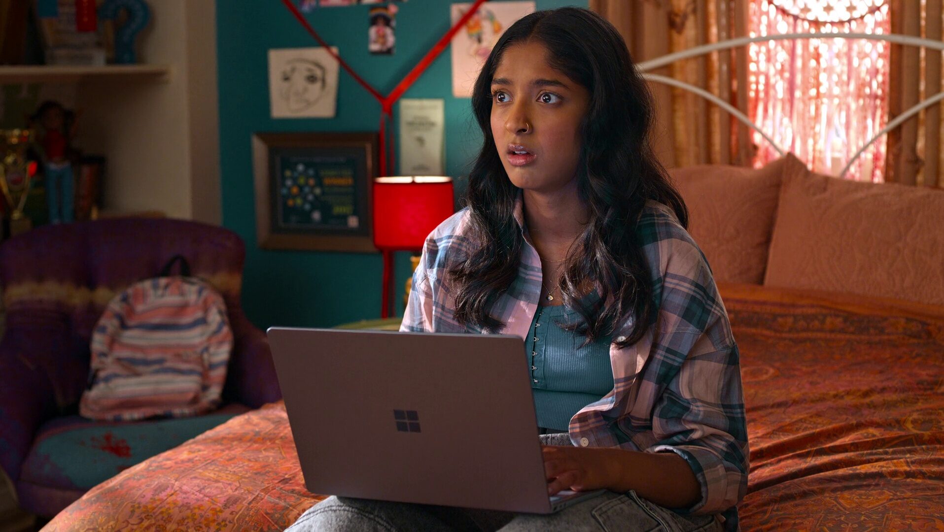 Microsoft Surface Laptop featured in Never Have I Ever