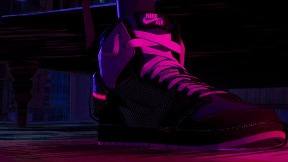 Nike Shoes in Spider-Man Across The Spider Verse.